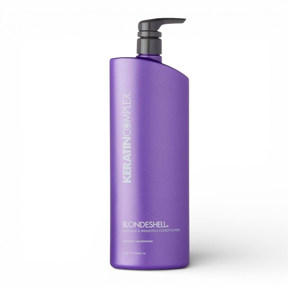 Keratin Complex Blondeshell Debrass and Brighten Conditioner, 33.8 Ounce